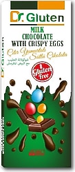 Dr. Gluten Çıtır Yumurtalı Sütlü Çikolata 80 gr