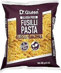 Dr. Gluten Glutensiz Fusilli Burgu Makarna 400 gr