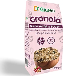 Dr. Gluten Glutensiz Granola Turna Yemişi 250 gr