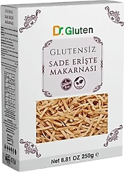 Dr. Gluten Glutensiz Sade Erişte Makarnası 250 gr