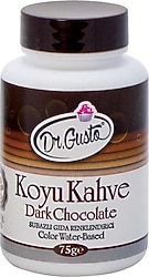 Dr. Gusto Koyu Kahve Su Bazlı Toz Gıda Boyası 75 gr