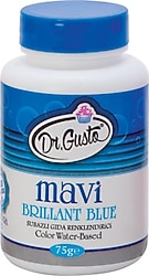 Dr. Gusto Mavi Su Bazlı Toz Gıda Boyası 75 gr