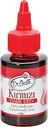 Dr. Gusto Su Bazlı Likit Kırmızı Gıda Boyası 60 gr