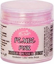 Dr. Gusto Yenilebilir Metalik Pembe 4 gr Toz Sim Boya