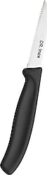 Dr. Inox 19 cm Siyah Tırtıklı Soyma Bıçağı