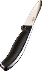Dr. Inox 21 cm Siyah Tırtıklı Sebze Bıcağı