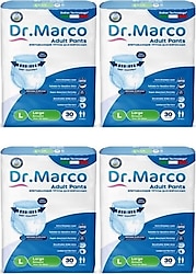 Dr. Marco Emici Külot Büyük Boy L 30'lu 4 Adet Hasta Bezi