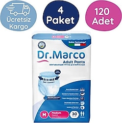 Dr. Marco Emici Külot Orta Boy M 30'lu 4 Adet Hasta Bezi