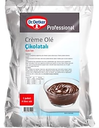 Dr. Oetker Çikolatalı 1 kg Creme Ole Toz Tatlı