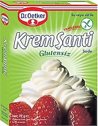 Dr. Oetker Glutensiz Krem Şanti 72 gr