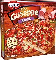 Dr. Oetker Guseppe 405 gr Dondurulmuş Karışık Pizza