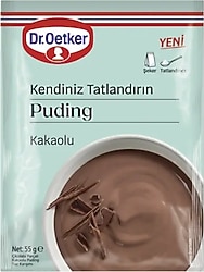 Dr. Oetker Kendiniz Tatlandırın Kakaolu Puding 55 gr