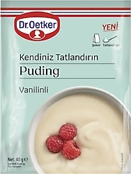 Dr. Oetker Kendiniz Tatlandırın Vanilinli Puding 40 gr