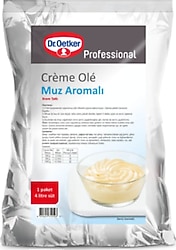 Dr. Oetker Muz Aromalı 1 kg Creme Ole Toz Tatlı