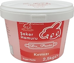Dr. Paste Kırmızı 2.5 kg Şeker Hamuru