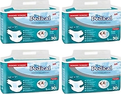 Dr. Pedical Belbantlı Büyük Boy L 30'lu 4 Adet Hasta Bezi