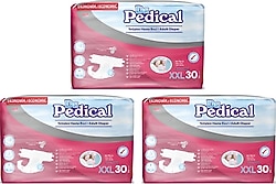 Dr. Pedical Belbantlı Ekstra Ekstra Large Boy XXL 30'lu 3 Adet Hasta Bezi