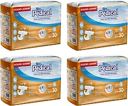 Dr. Pedical Belbantlı Küçük Boy S 30'lu 4 Adet Hasta Bezi