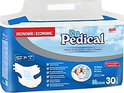 Dr. Pedical Belbantlı Orta Boy M 30'lu 3 Adet Hasta Bezi