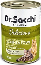 Dr. Sacchi Av Hayvanlı 400 gr Yetişkin Konserve Kedi Maması