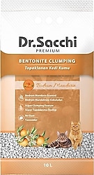 Dr. Sacchi Bodrum Mandalinası Kokulu 10 lt Bentonit Kedi Kumu