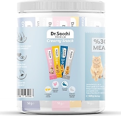 Dr. Sacchi Creamy Snack Karışık 30x14 gr Krema Kedi Ödül Maması