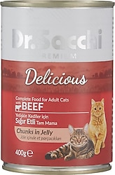 Dr. Sacchi Sığır Etli 400 gr Yetişkin Konserve Kedi Maması