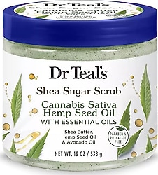 Dr. Teals Shea Sugar Scrub Hemp Seed Oil 538 gr Peeling