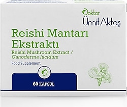 Dr. Ümit Aktaş Reishİ Mantarı Ekstraktı 60 Kapsül