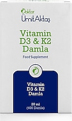 Dr. Ümit Aktaş Vitamin DCK2 Damla 20 ml