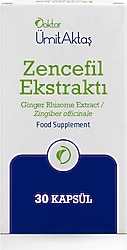 Dr. Ümit Aktaş Zencefil Ekstraktı 30 Kapsül