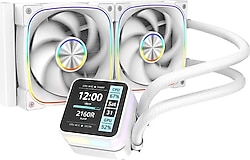 Dragos Rock LCD ARGB Beyaz 240 mm İşlemci Sıvı Soğutucu