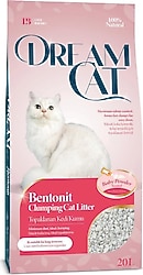 Dream Cat Bebek Pudrası Kokulu 20 lt Bentonit Kedi Kumu