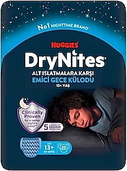DryNites Emici Gece Külodu Erkek 13+ Yaş 48-60 kg 20'li Hasta Bezi