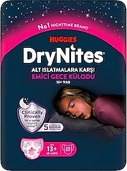 DryNites Emici Gece Külodu Kız 13+ Yaş 48-60 kg 20'li Hasta Bezi