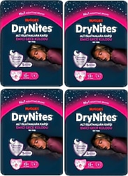 DryNites Emici Gece Külodu Kız 13+ Yaş 48-60 kg 9'lu 4 Adet Hasta Bezi