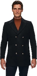 D's Damat 1HF08ORT10005 Erkek Kaşe Kaban