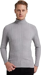 D's Damat 5HF06ORT63100301 Gri Erkek Triko Kazak