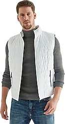 D's Damat 7HF07ORT42611801 Beyaz Erkek Şişme Yelek