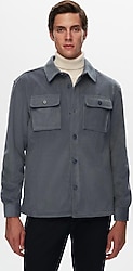 TWN Relaxed Fit 1EC07VH01001M701L Gömlek Mavi Erkek Mont