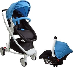 Dukaddo Limpido Trio Set Bebek Arabası Mavi