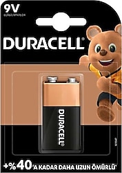 Duracell 6LR61/MN1604 9V Alkalin Pil