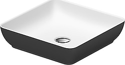 Duravit Sivida DuroCast 266001FI00 40 cm Mat Beyaz Gri Çanak Lavabo