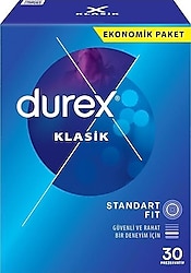 Durex Klasik 30'lu Prezervatif