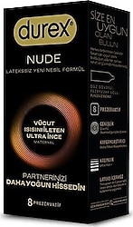 Durex Nude 8'li Prezervatif