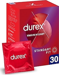 Durex Yakın Hisset Standart Fit 30'lu Prezervatif