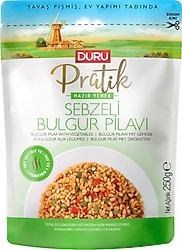 Duru Pratik Sebzeli Bulgur Pilavı 250 gr