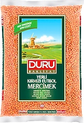 Duru Kırmızı Futbol Mercimek 2 kg