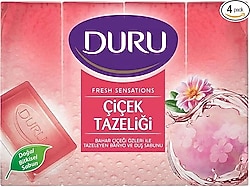 Duru Fresh Sensations Çiçek Tazeliği 4x150 gr Duş Sabunu