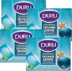 Duru Fresh Sensations Okyanus Esintisi 4x150 gr 4 Adet Duş Sabunu